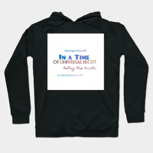 Real patriots spread truth Hoodie